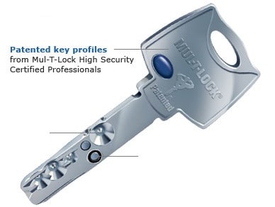 Mul-T-Lock High-Security Key