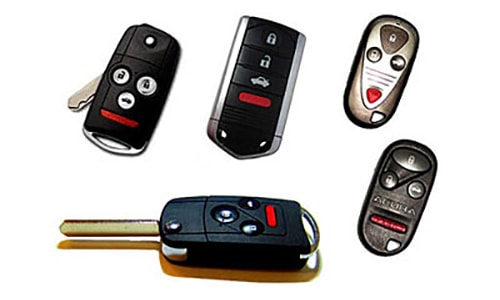 We service all Acura keys, remotes, and fobs.