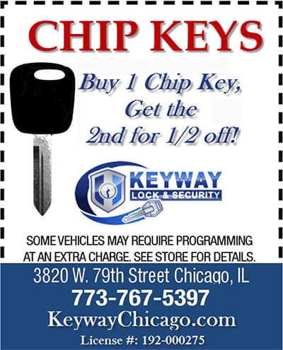 Coupon: Buy one chip key get one half price