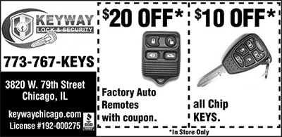Coupon: $20 Off Remotes and $10 Off Chip Keys IN STORE ONLY