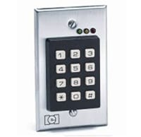 We can install electronic keypads to control access to any door