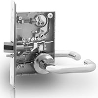 We install a wide variety of mortise locks with different types of handles